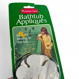 Vintage 1970s Rubbermaid Bathtub Appliques new in box